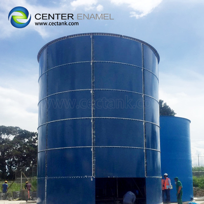 Gıda Atık Biyogaz Projesi için 12 mm çelik plakalar sindirme tankları