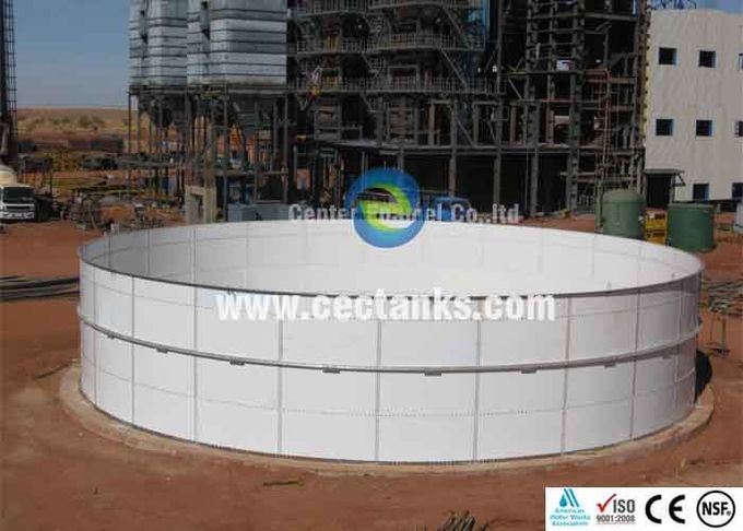 CEC Atık su arıtma tesisi İçme suyu depolaması için çelikten füzyonlu cam tankları 1
