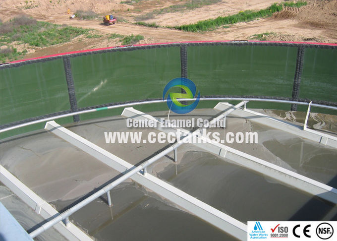 Cam kaplı çelik tanklar / yeraltı suyu depolama tankları AWWA D103 / EN ISO28765 0