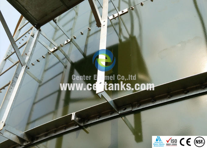 Atık su arıtma tesisi için cam füzelenmiş çelik atık su depolama tankları 1