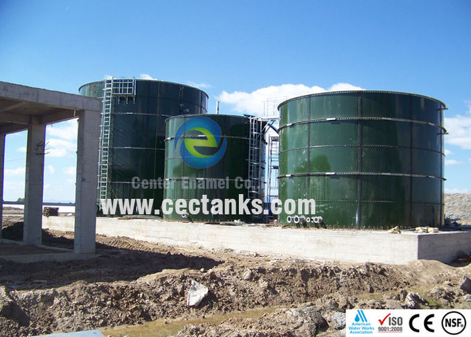 Çift PVC Membranlı Biyogaz Depolama Tankı Hızlı Kurulu ISO 9001:2008 0