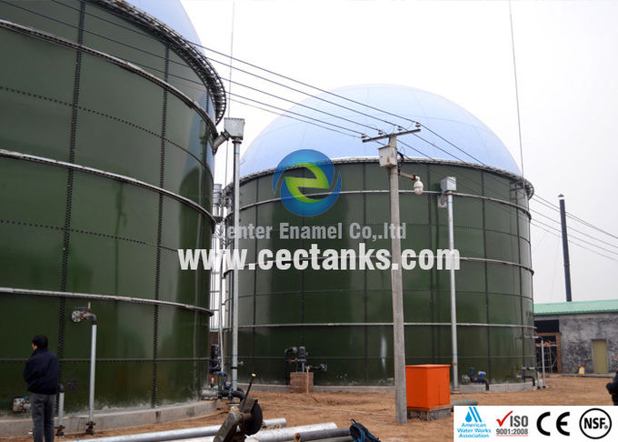 Cam kaplı atık su depolama tankları korozyon önleyici malzemelerle dayanıklı 1