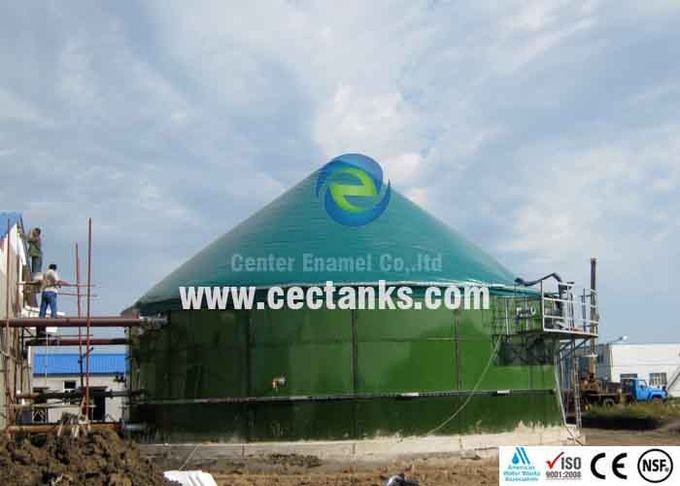 İçme suyu için mükemmel aşınmaya dayanıklı cam kaplı su depolama tankları / kolay inşaat 0