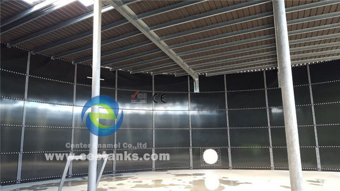 2000m3'den fazla cam kaplı su depolama tankları, alüminyum katlı çatı ART 310 çelik sınıfı 0