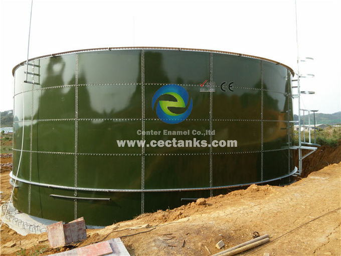 Atık su arıtma tesisleri Çelikten Füzedilmiş Cam Belediye arıtma tesisleri ve organize sanayi bölgesi için su tankları 0