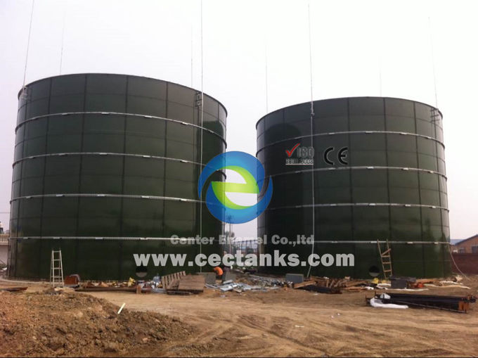 Organik / Organik olmayan süzme depolama tankları, kimyasallara dirençli bultlanmış çelik tankları 0