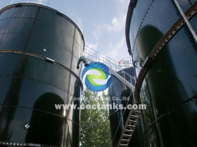 Organik / Organik olmayan süzme depolama tankları, kimyasallara dirençli bultlanmış çelik tankları 1