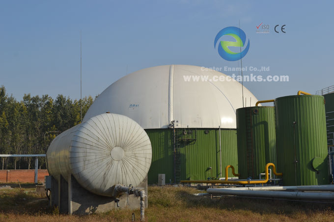 OSHA Enamel Çelik Tankı Korrozyona / Sıvışmaya Dirençli Endüstriyel Su Tankları 0