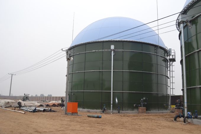 Endüstriyel Su / Akış Tankı için Kaplı Boltlu Çelik Tank OSHA Standartıyla Merkezi Enamel 0