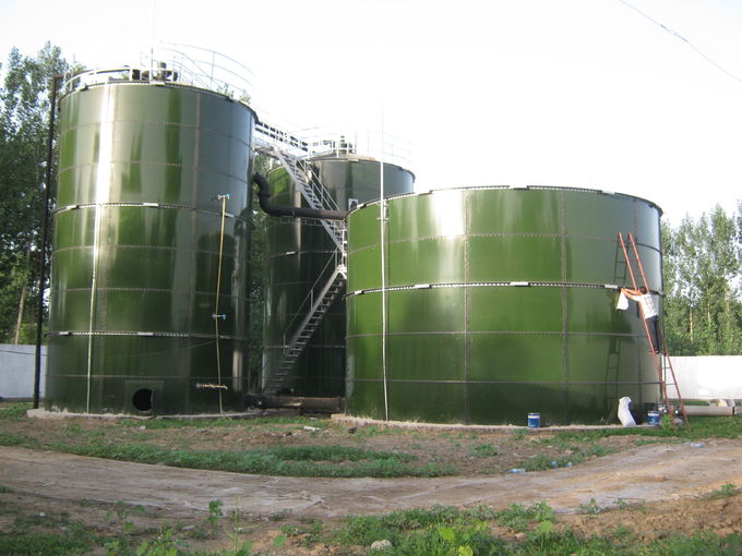Biyogaz Tesisi Ekipmanı Çin'den 30 yıldan fazla bir süre önce Biyogaz depolama tankı 0