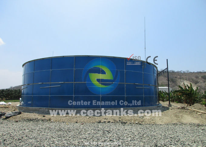 Çelikle kaynaşmış dayanıklı cam atık su depolama tankları OSHA, BSCI 0
