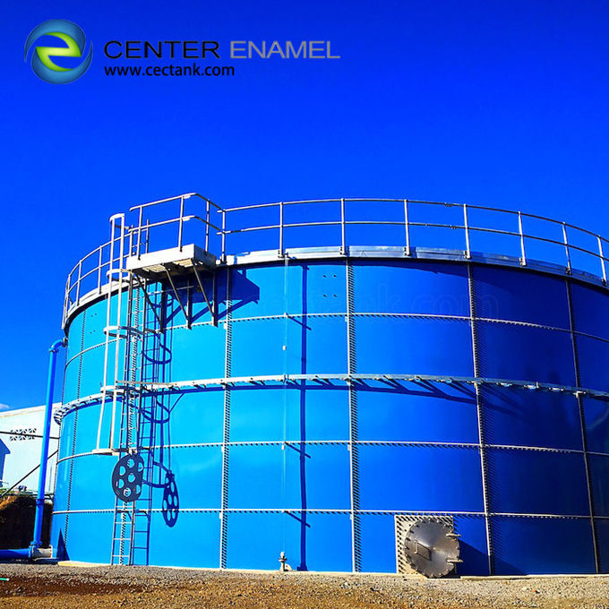 Petrol ve gaz atık sularının arıtılması için demirlenmiş çelik sıvı depolama tankları 0